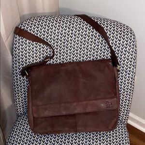 Leather Messenger Bag